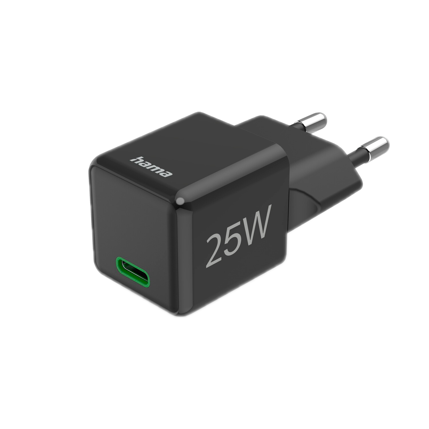 HAMA Oplader Mini USB-C 25W Zwart (201985)