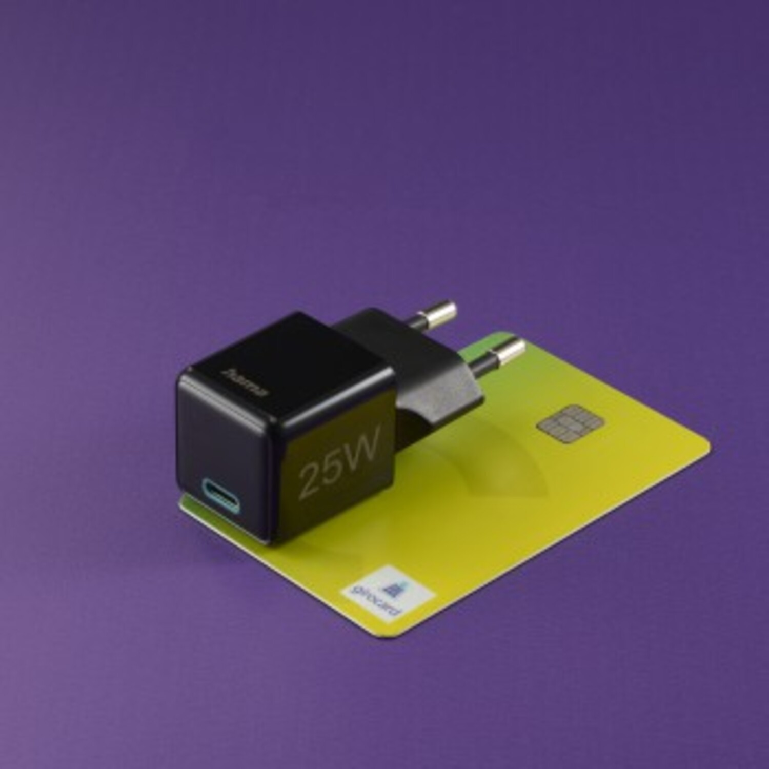 HAMA Oplader Mini USB-C 25W Zwart (201985)