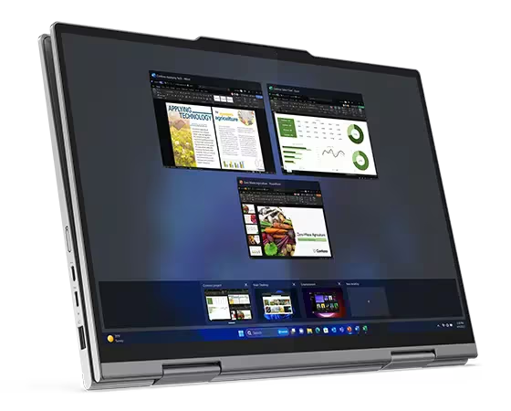Convertible 2 en 1 - Lenovo ThinkPad X1 2-in-1 Gen 9 Profesional, 14" WUXGA, Intel® Core™ Ultra 5-125U, 16GB RAM, 512GB, HD Graphics, W11 Pro, Gris