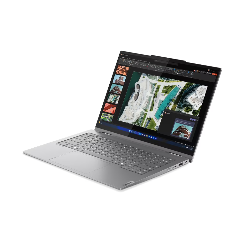 Convertible 2 en 1 - Lenovo ThinkBook 14 2-in-1 G4 IML Profesional, 14" WUXGA, Intel® Core™ Ultra 7-155U, 32GB RAM, 1TB, HD Graphics, W11 Pro, Gris