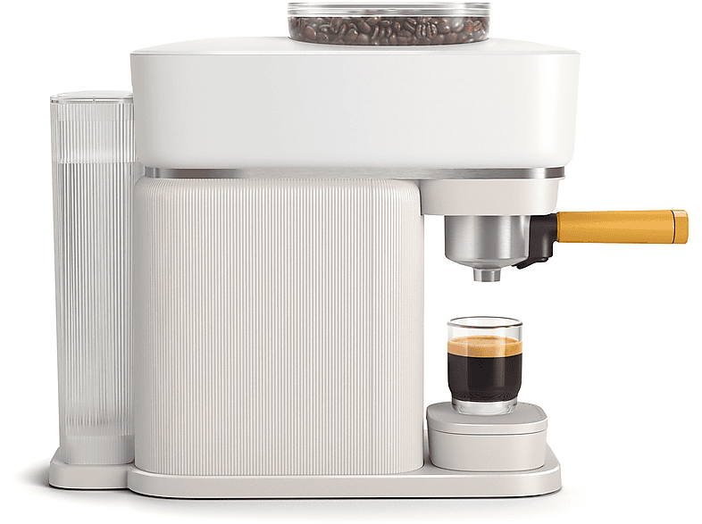 PHILIPS BAR300/03 Baristina Espressomaschine Weiss/Mangogelb