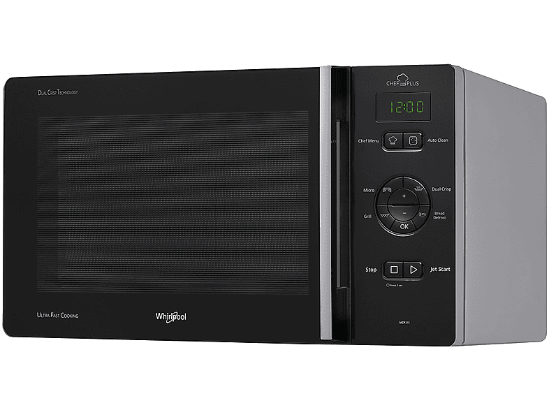 Whirlpool Mcp345Sl Microonde+Grill+Crisp, 800 W, 25 l