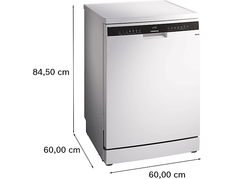 SIEMENS SN23EW03ME iQ300 Geschirrspüler (Freistehend mit Unterbaumöglichkeit, 600 mm breit, 42 dB (A), B)
