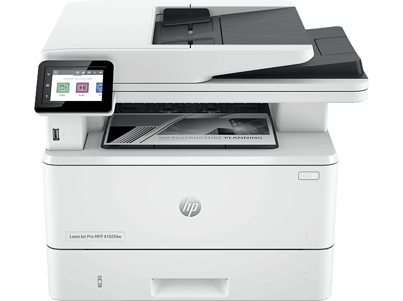 HP LaserJet Pro 4102dw, 40 ppm, Bluetooth, Wi-Fi® Direct, Smart, Blanco