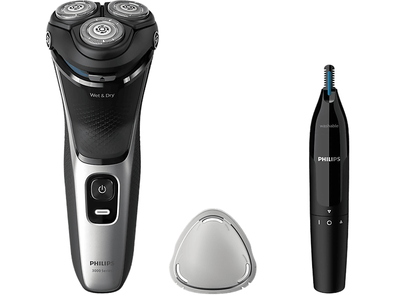 Philips Shaver Series 3000 - Elektrisch Scheerapparaat Met Extra Neustrimmer