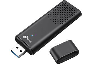 TP LINK AX1800 kétsávos Wi-Fi 6 vezeték nélküli USB 3,0 adapter, fekete (Archer TX20U)