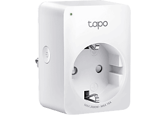 TP LINK Tapo P110M Mini Wi-Fi-s okos konnektor, fogyasztás mérő, Matter, fehér (Tapo P110M)