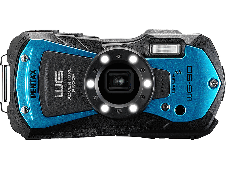 FOTOCAMERA DIGITALE PENTAX WG 90 Zoom ottico 5x, 16 megapixel, Blue