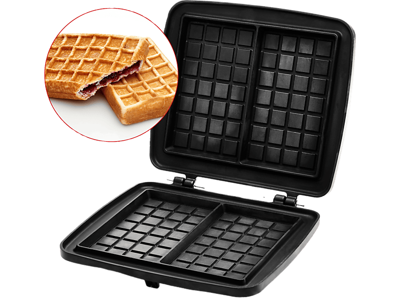 Frifri Wafelplaat Gevulde Wafels 4 X 7 Zwart (fm0028)