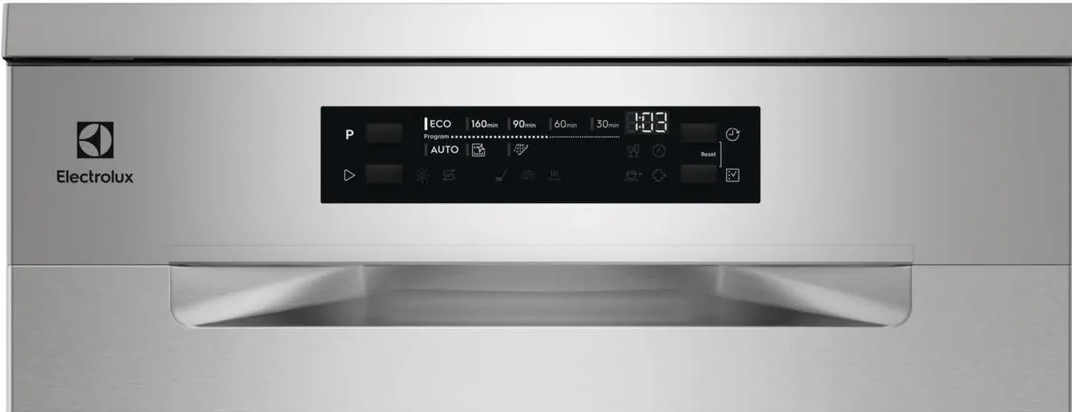 Niebiesko-biała chłodziarka Hyundai, otwarta. Ma czarny uchwyt i białą pokrywę, z wentylatorem w środku.