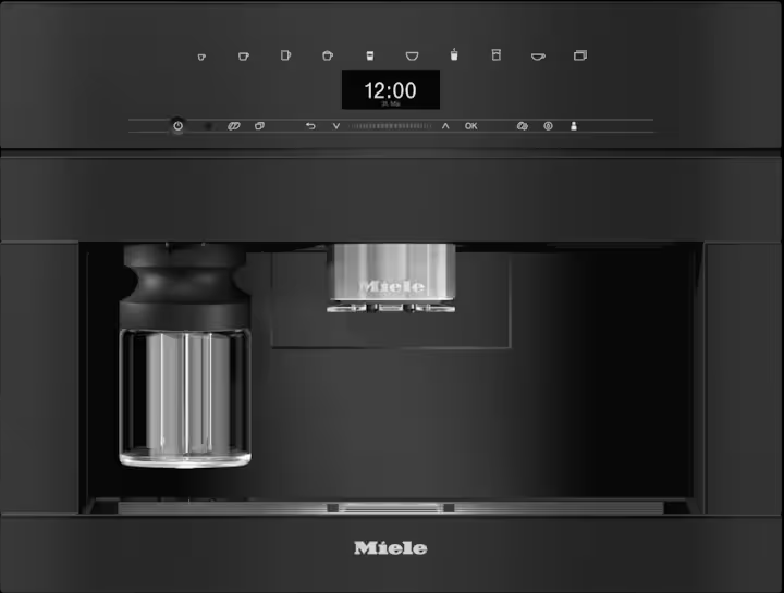 Ekspres do kawy do zabudowy MIELE CVA 7440 ObsidianBlack