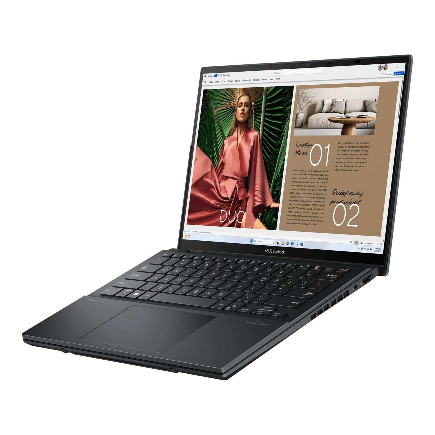 ASUS Zenbook Duo 14 OLED UX8406MA-PZ026W | 14 inch - Intel Core