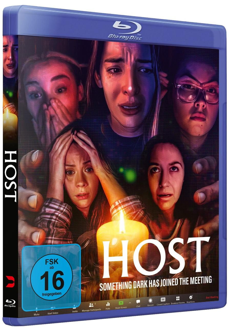 Blu-ray Filmcover, Gesichter von Personen, Kerze und Text.
