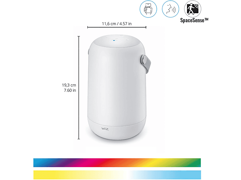 Thumbnail - PHILIPS WiZ Mobile Portable Tunable White & Color 400lm Einzelpack True 2200-6500