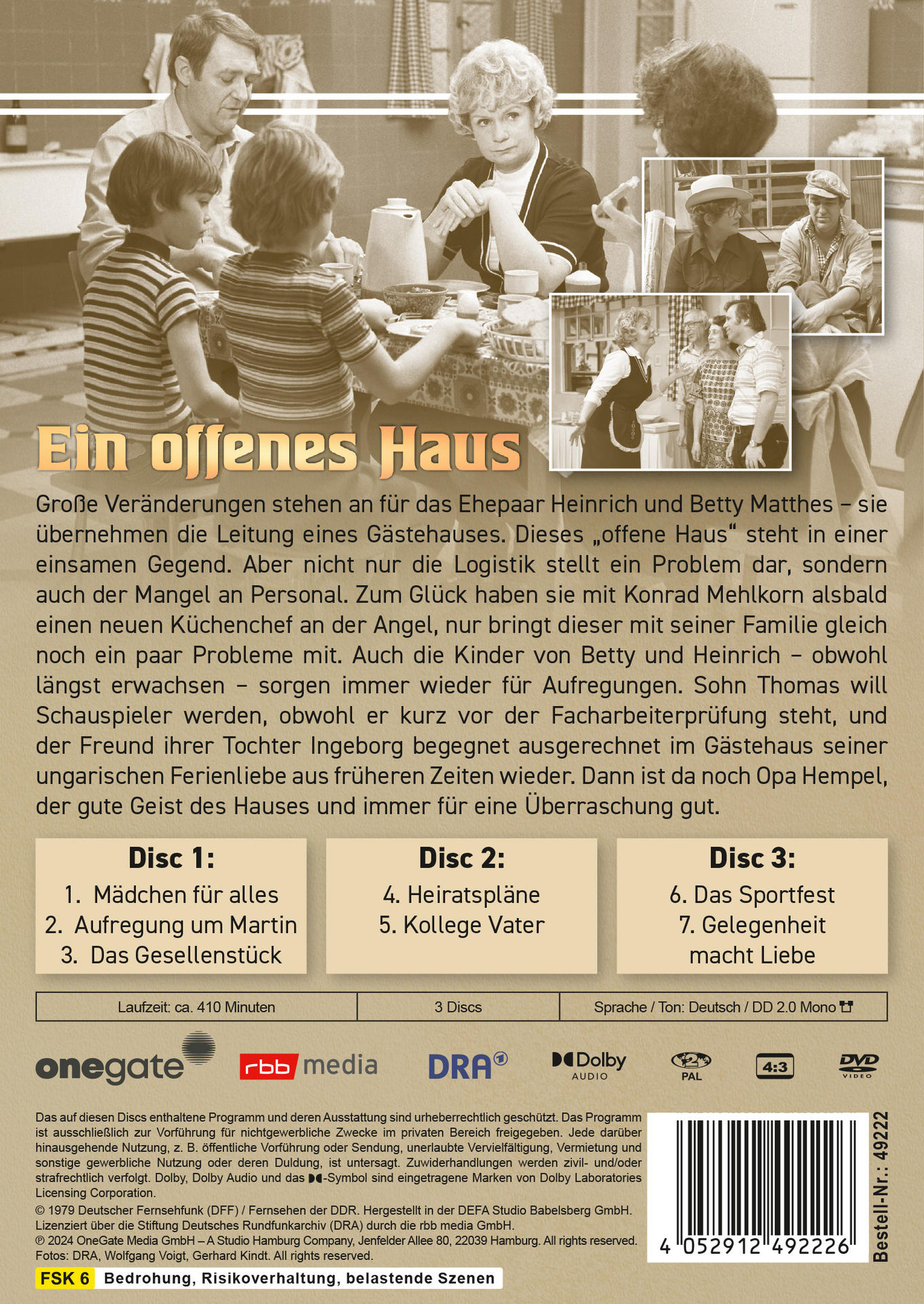 DVD-Hülle mit Cover-Art. Zeigt eine Familie im Vordergrund und ein Haus im Hintergrund.