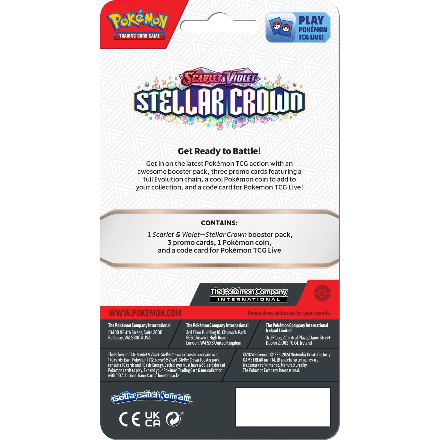 Pokémon TCG: Scarlet & Violet | Stellar Crown premium Checklane ...