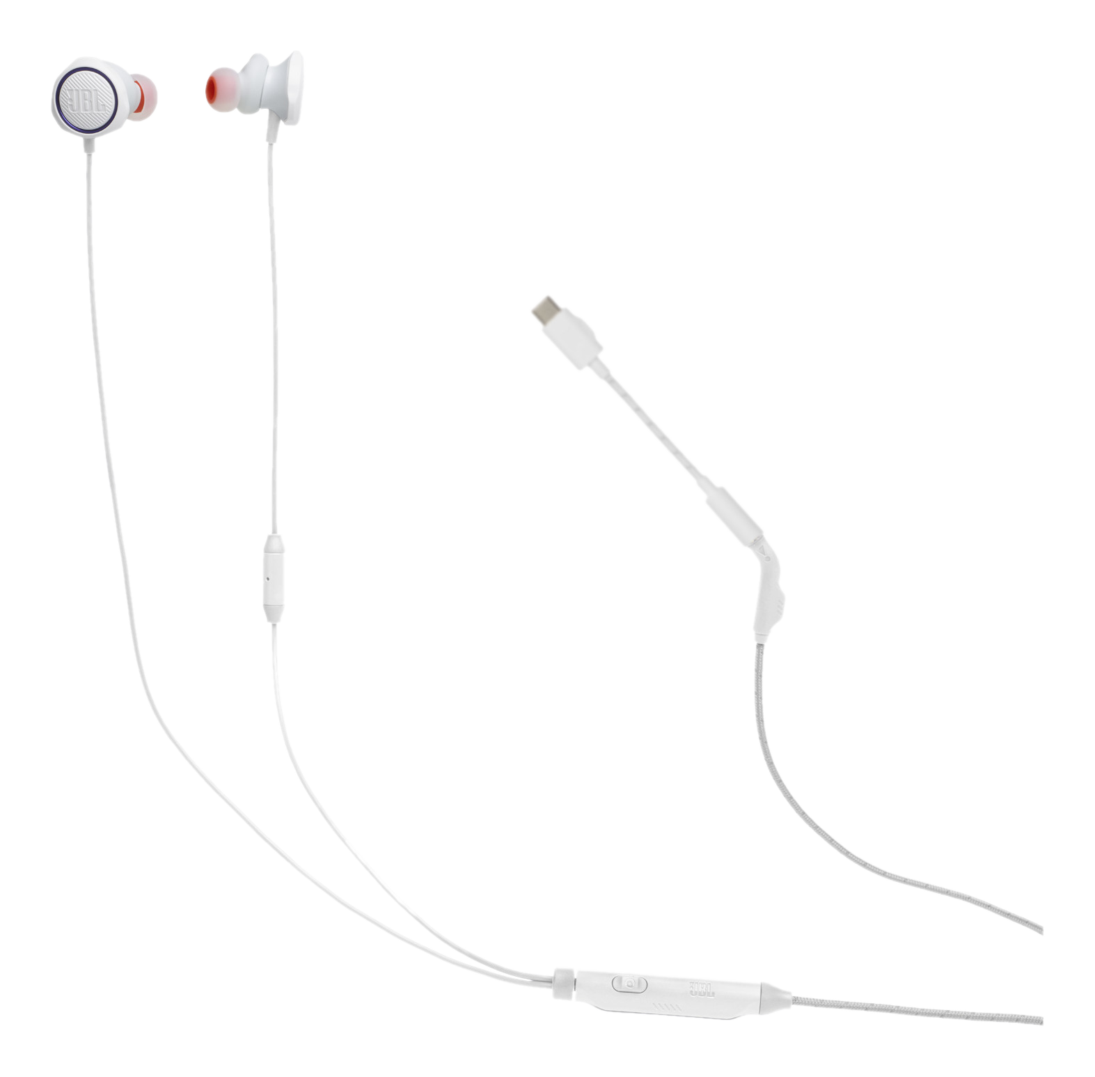 JBL QUANTUM 50, In-ear Casque de jeu Blanc