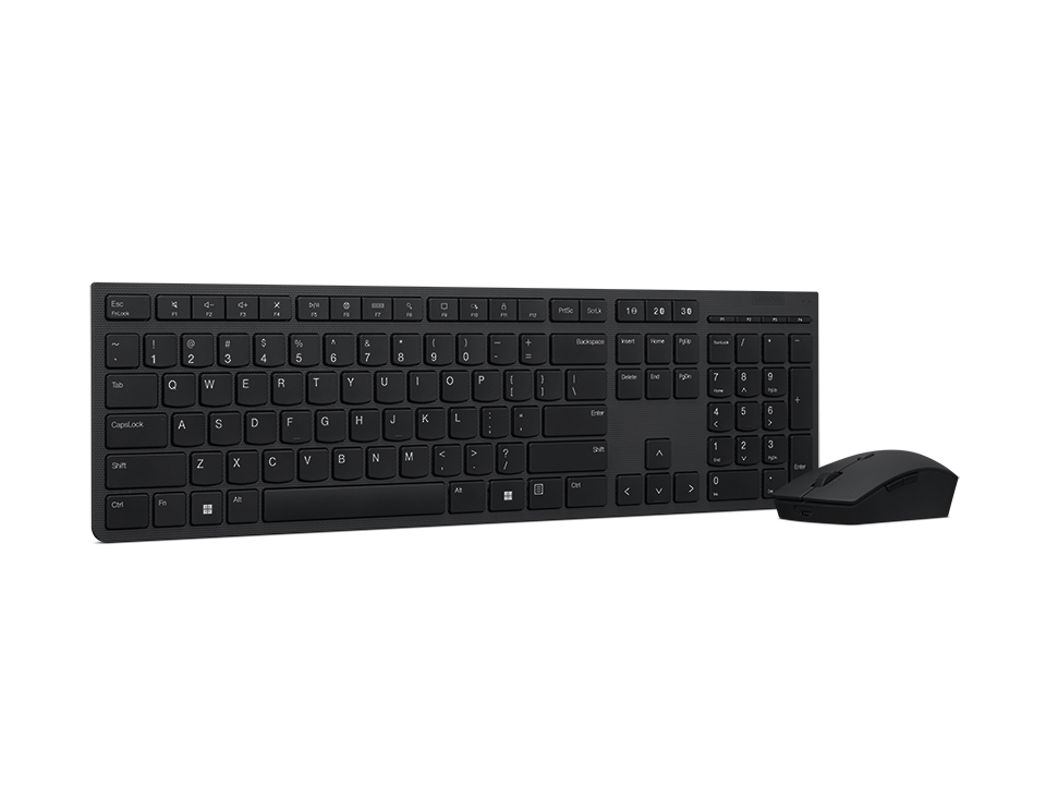 Pack Teclado Ratón Lenovo Recargable inalámbrico Profesional