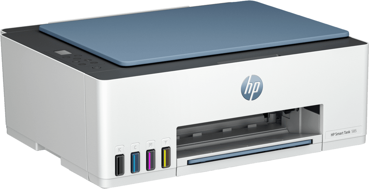 HP Smart Tank 585 multifunkciós Színes WiFi külső tintatartályos tintasugaras nyomtató (1F3Y4A), kék
