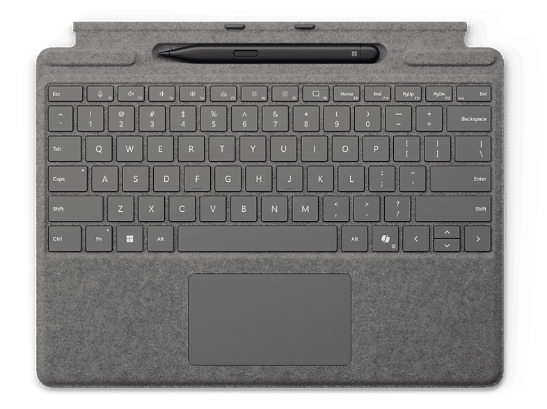 Teclado - Microsoft para Surface Pro con Slim Pen, Platino