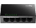 CUDY 5 portos gigabit asztali switch, fém ház, 225770 (GS105)