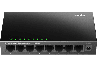 CUDY 8 portos gigabit asztali switch, fém ház, 225771 (GS108)