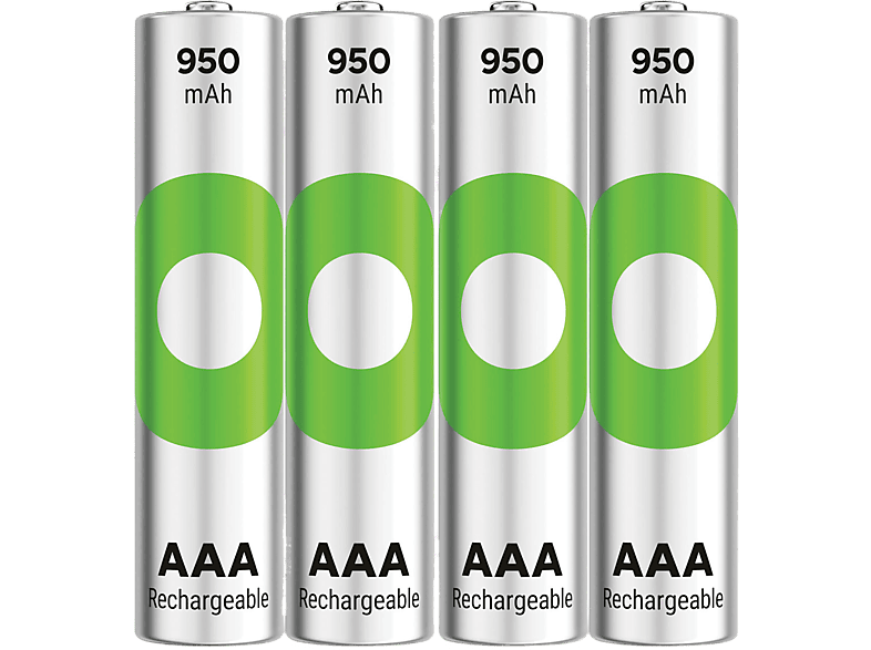 GP Batteries Batterij Aaa Recyko 950 Mah 4 Stuks (gprck95aaa635c4)