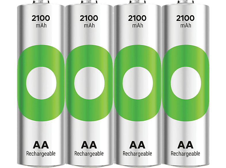 GP Batteries Batterij Aa Recyko 2100 Mah 4 Stuks (gprck210aa598c4)