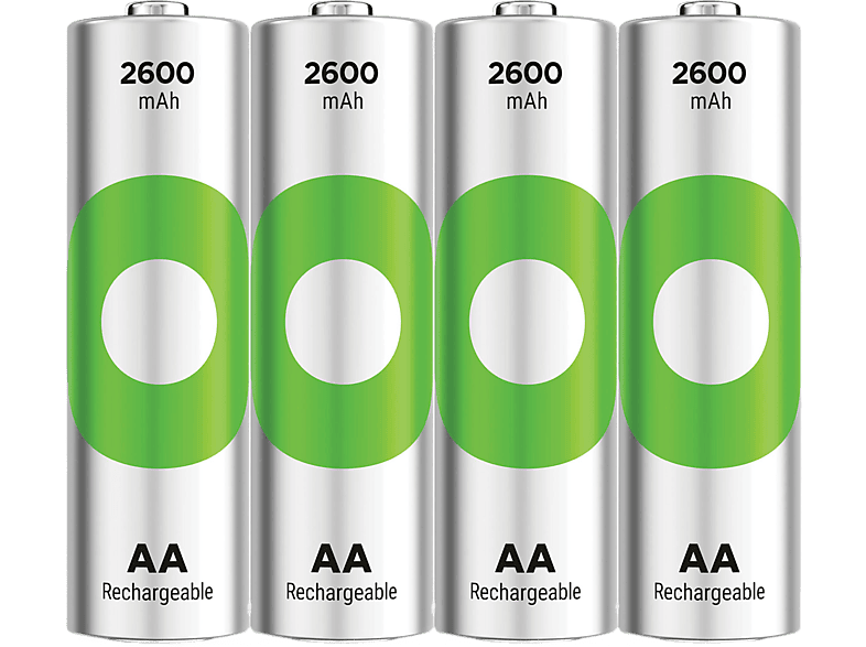 GP Batteries Batterij Aa Recyko 2600mah 1.2v 4 Stuks (gprck260aa574c4)