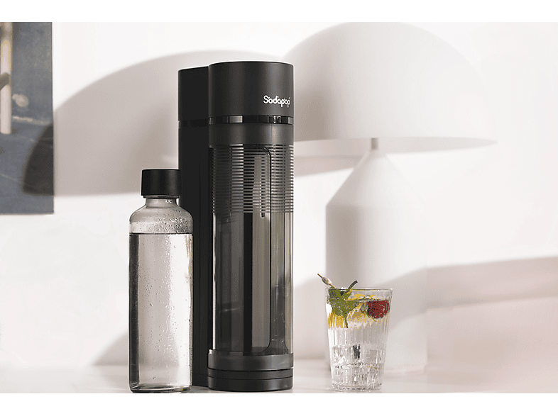 Sodapop 10031188 Logan Wassersprudler inkl. 2 Glas- und einer Pet Flasche , Schwarz — Foto 4 von 5