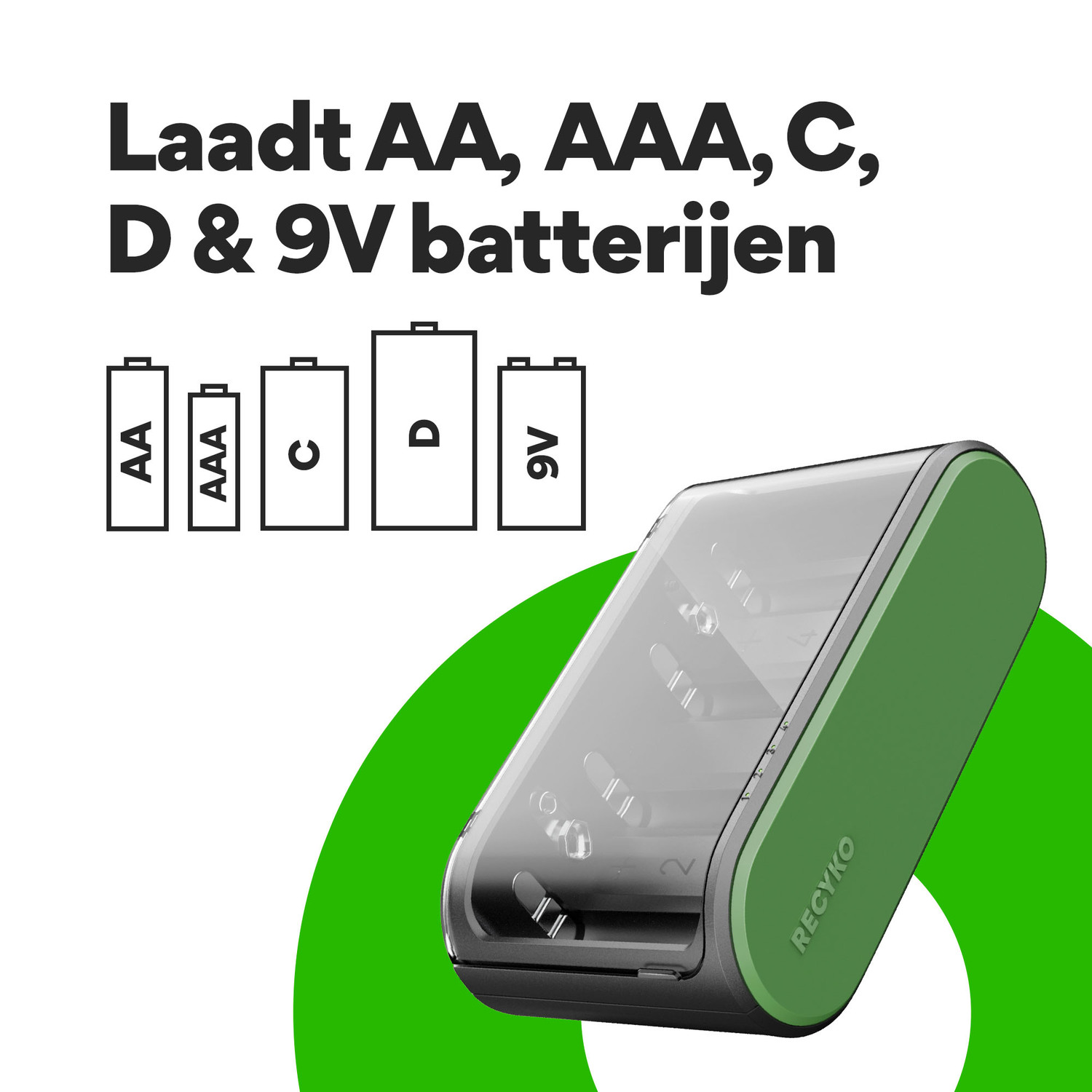 Een witte USB-C-kabel, recht en tegen een witte achtergrond.