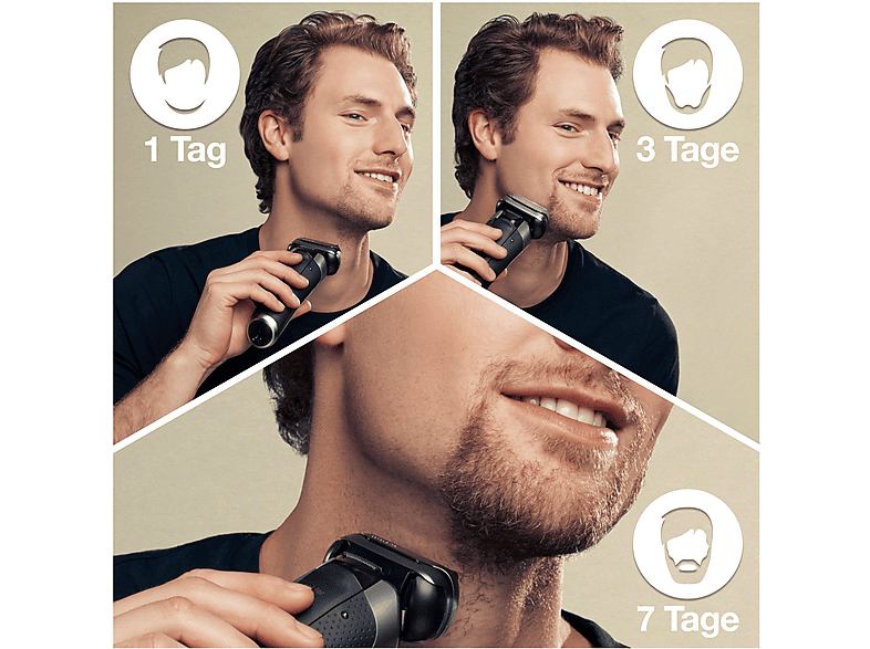 Thumbnail - BRAUN 9465VS + Gratis Ersatz-Scherkopf, Elektrorasierer Series 9 Pro Grau (4+1 Prohead, Reinigungsstation: Ja)