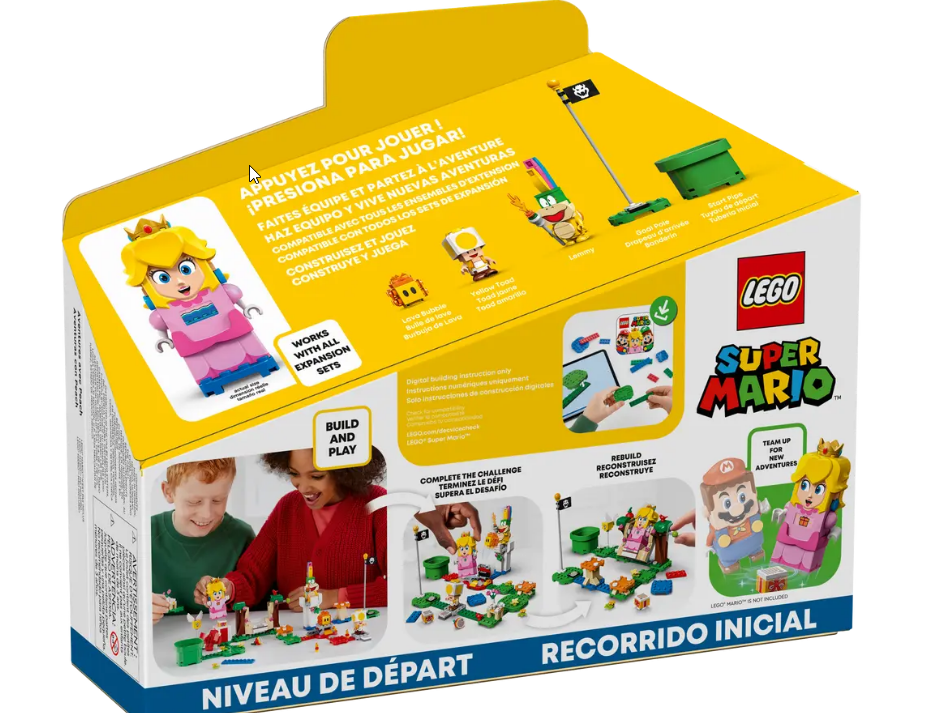 Klocki LEGO Super Mario - Przygody z Peach — zestaw startowy 71403