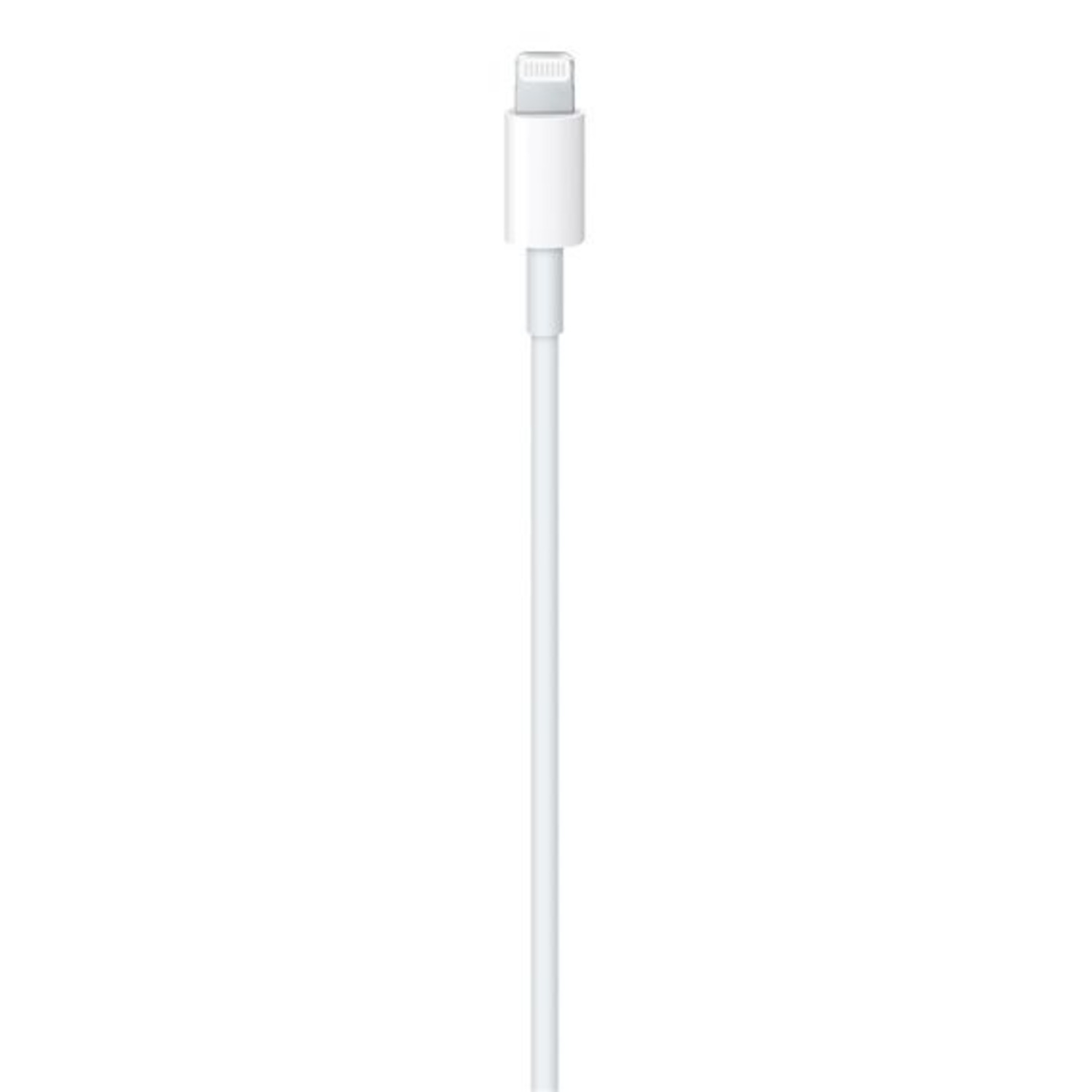 Witte oplaadkabel met lightning connector.