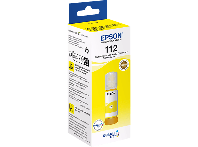 EPSON 112 EcoTank tintatartály, 70 ml, sárga (C13T06C44A)