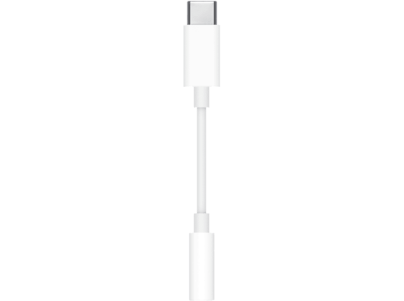 Apple, Adaptador de USB-C a toma para auriculares 3,5 mm, Blanco