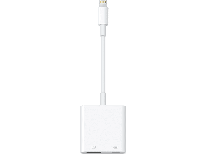 Apple Adaptador de conector Lightning a USB 3 para cámaras, Blanco