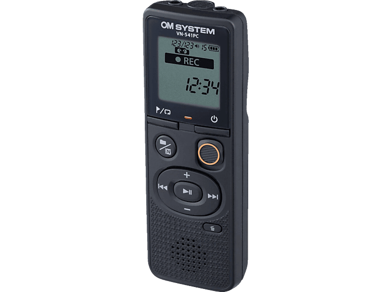 OLYMPUS OM SYSTEM VN-541 PC Diktiergerät, Schwarz