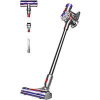 MediaMarkt DYSON V8 Advanced Steelstofzuiger incl. kruimelzuiger Nikkel aanbieding