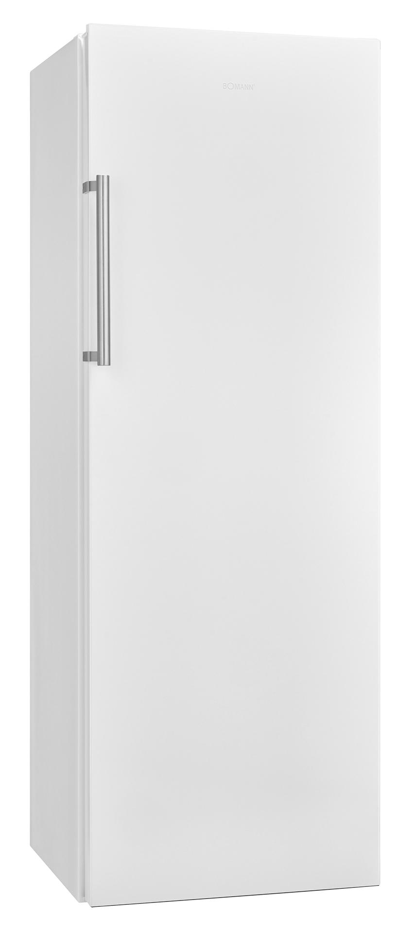Ein weißer Kühlschrank mit offener Tür, gefüllt mit Lebensmitteln und Flaschen.