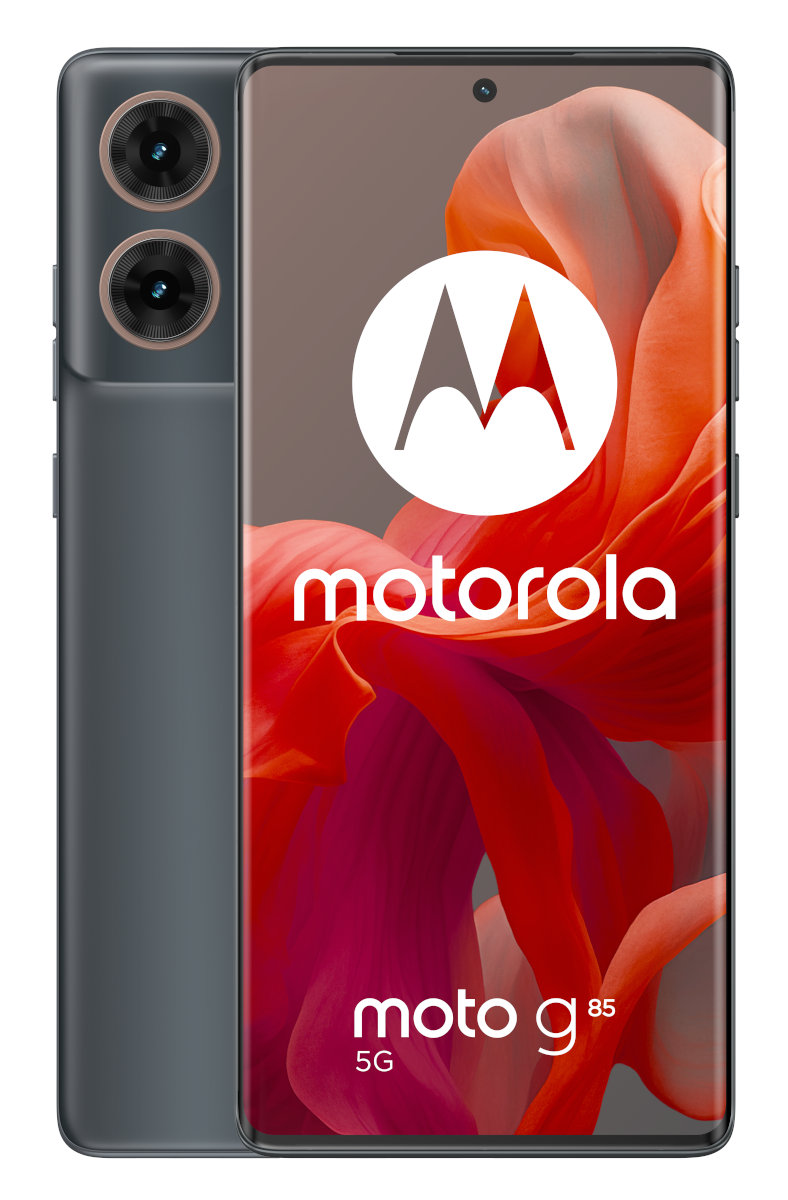 Nowy telefon Motorola Moto G85 5G. Ma duży ekran i dwa aparaty z tyłu.