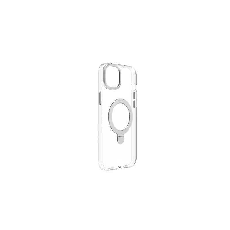 MagSafe halkalı şeffaf telefon kılıfı.