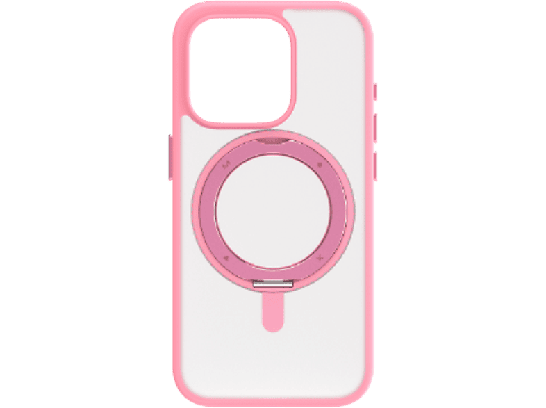 MOMAX MRAP23MP iPhone 15 Pro Roller Amour Magsafe Kılıf Pembe