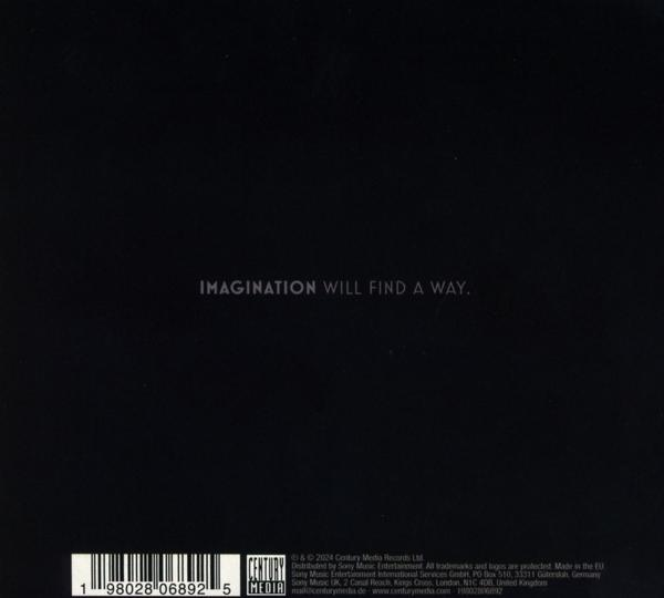 Ein Albumcover mit einer Liste von Songtiteln und dem Namen der Band.