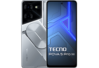 TECNO POVA 5 PRO 5G 8/256 GB DualSIM Ezüst Kártyafüggetlen Okostelefon