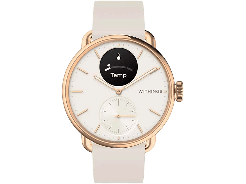 WITHINGS ScanWatch 2 okosóra, 38 mm, rozsdamentes acél tok, arany (HWA10-model 3-All-Int)