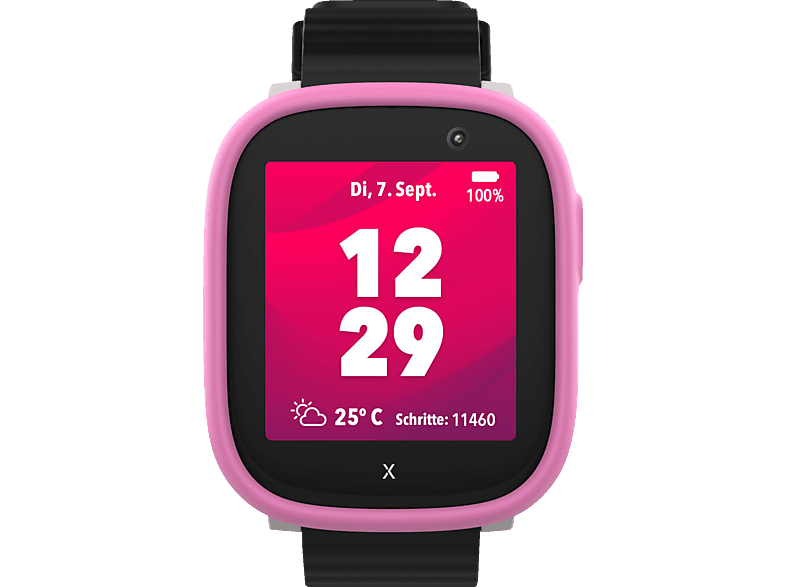 XPLORA X6 Smartwatch Silikon, 210 mm, Schwarz