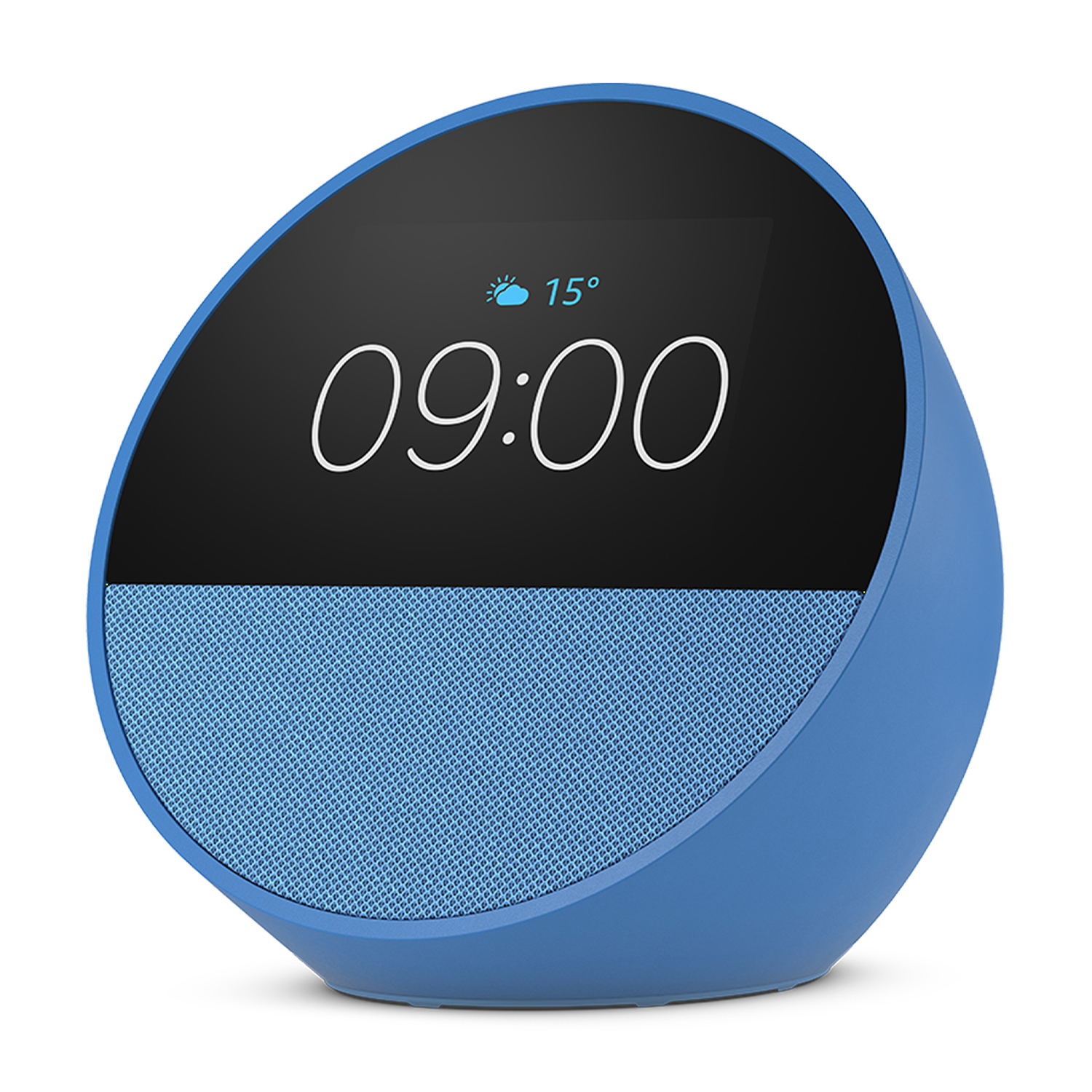 Assistente Vocale Amazon Echo Spot, Bluetooth, Blu