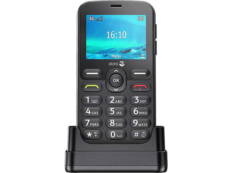 Doro Gsm 1880 4g + Cradle - Black