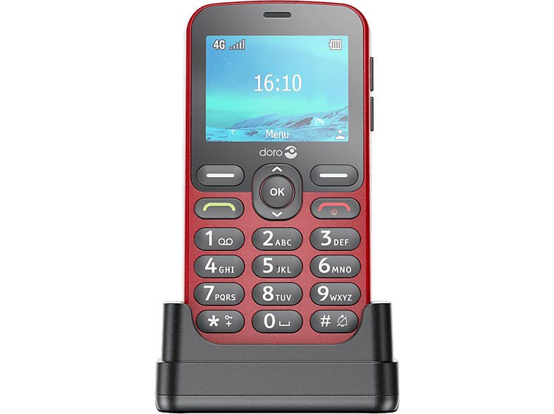 Doro Gsm 1880 4g + Support - Red